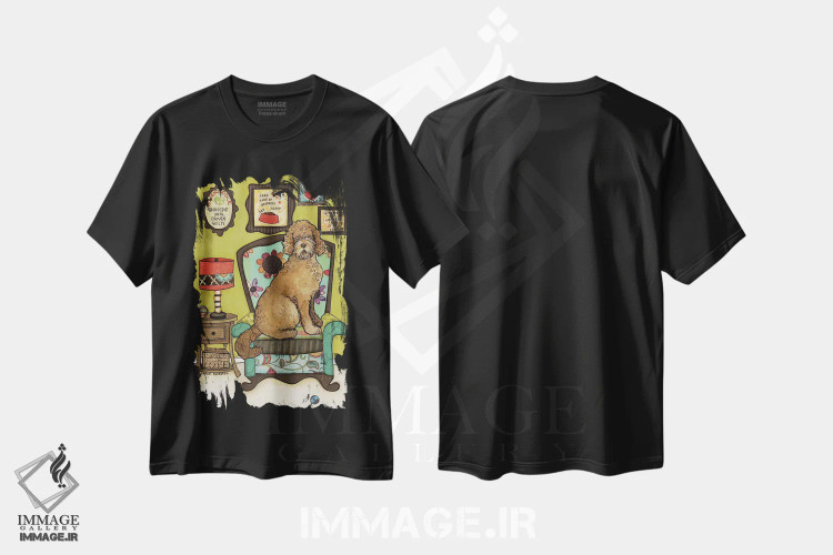 تیشرت مشکی طرح دار – تیشرت طنز حیوانات ,تا زمانی که اثبات نشود گناهکار نیستی اثر جیمی موراث immage.ir