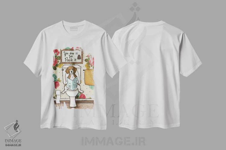 تیشرت سفید طرح دار – تیشرت طنز ,سیفون رو بکش اثر جیمی موراث فروشگاه ایماژ