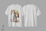 تیشرت سفید طرح دار – تیشرت فانتزی ,وای خدای من بکی اثر جیمی موراث فروشگاه ایماژ
