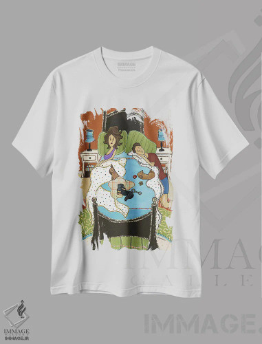 تیشرت سفید طرح دار – تیشرت طنز حیوانات ,سه وینی کوچولو اثر جیمی موراث فروشگاه ایماژ