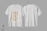 تیشرت سفید طرح دار – تیشرت انگیزشی ,فقط انرژی مثبت اثر مارلا ری immage.ir