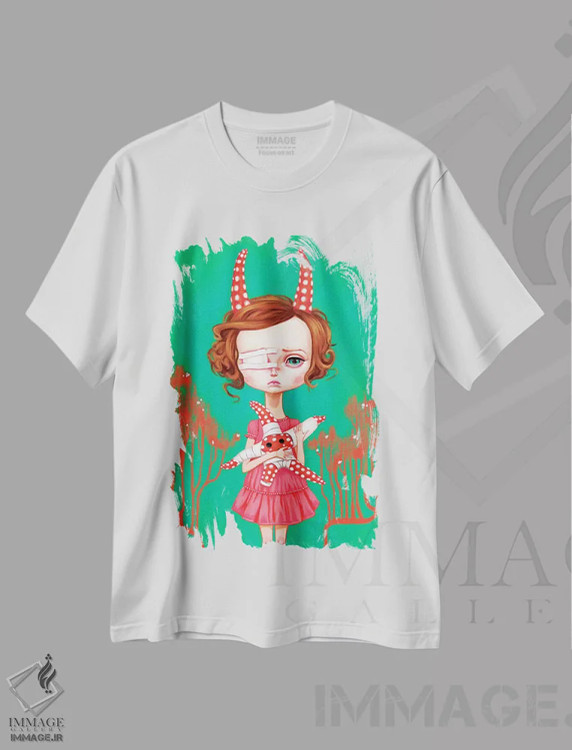 تیشرت سفید طرح دار – تیشرت طبیعت ,کودک ستاره دریایی اثر ملانی شولتز فروشگاه ایماژ