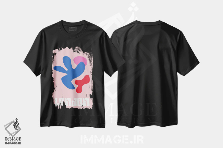 تیشرت مشکی طرح دار – تیشرت شهری ,لندن اثر مامبو آرت استودیو فروشگاه ایماژ