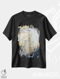 تیشرت مشکی طرح دار – تیشرت انتزاعی ,طلای انگلیسی XIV اثر مایکل سول فروشگاه ایماژ
