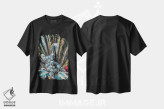 تیشرت مشکی طرح دار – تیشرت گیاهی ,آخ اثر مارینا استریاکووا فروشگاه ایماژ