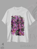تیشرت سفید طرح دار – تیشرت گرافیکی ,طوفان بنفش اثر مارینا استریاکووا فروشگاه ایماژ