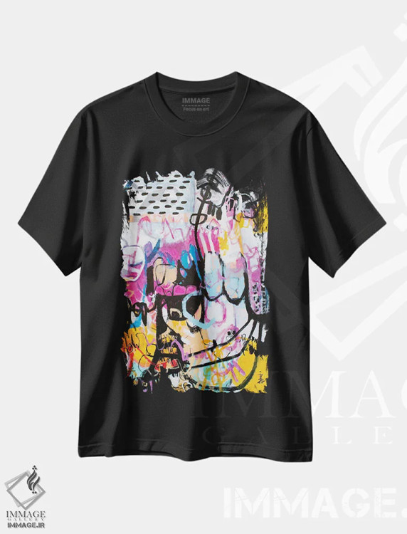تیشرت مشکی طرح دار – تیشرت معنوی ,گیرنده رویا اثر میساکو چیدا فروشگاه ایماژ