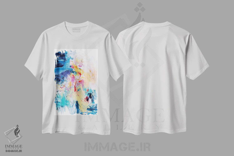 تیشرت سفید طرح دار – تیشرت فانتزی ,تو، من و آتش بازی اثر میساکو چیدا immage.ir