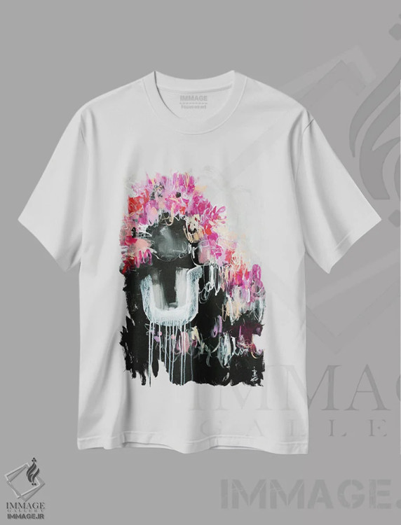 تیشرت سفید طرح دار – تیشرت گلدار ,آرزوهای گل های وحشی اثر میساکو چیدا فروشگاه ایماژ