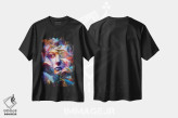 تیشرت مشکی طرح دار – تیشرت فانتزی ,برخاستن دوباره اثر ماریو سانچز نوادو فروشگاه ایماژ