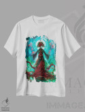 تیشرت سفید طرح دار – تیشرت دارک ,هکاته مادر جادوگران اثر ماریو سانچز نوادو فروشگاه ایماژ