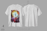 تیشرت سفید طرح دار – تیشرت هنری ,وجدان اثر ماریو سانچز نوادو immage.ir