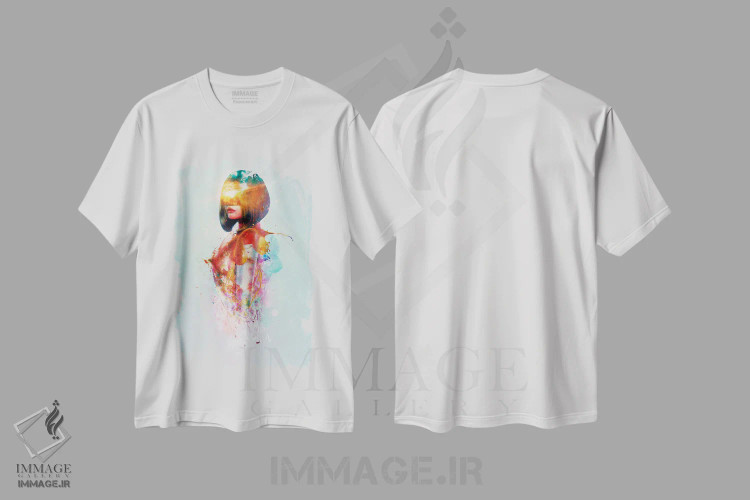 تیشرت سفید طرح دار – تیشرت هنری ,دژاوو اثر ماریو سانچز نوادو فروشگاه ایماژ