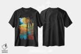 تیشرت مشکی طرح دار – تیشرت طبیعت ,آواز پاییزی I اثر مایکل تین هارا immage.ir