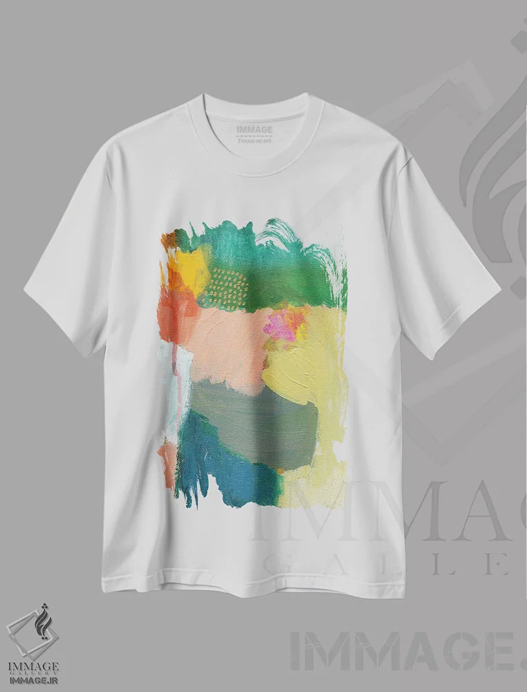 تیشرت سفید طرح دار – تیشرت فانتزی ,آپِرول اسپرایتز اثر مَتی رز immage.ir