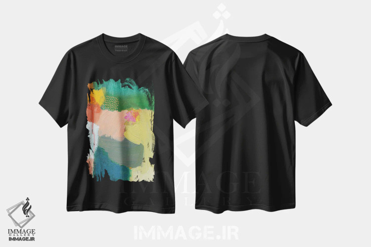 تیشرت مشکی طرح دار – تیشرت فانتزی ,آپِرول اسپرایتز اثر مَتی رز فروشگاه ایماژ