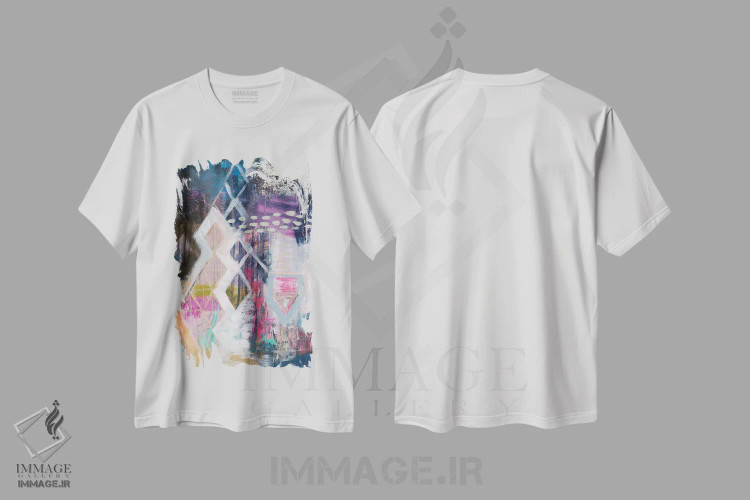 تیشرت سفید طرح دار – تیشرت شاعرانه ,رهسپار خانه اثر مَتی رز فروشگاه ایماژ