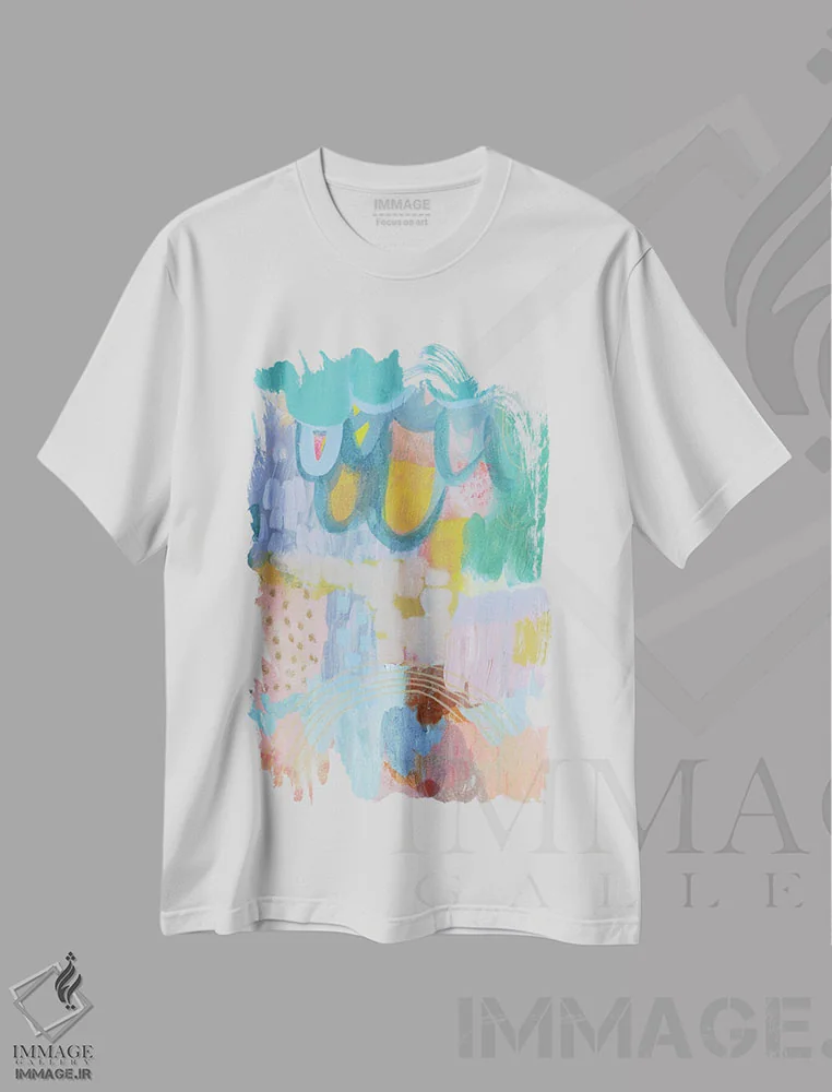 تیشرت سفید طرح دار – تیشرت رنگی ,اوه، روز خوش! اثر مَتی رز immage.ir
