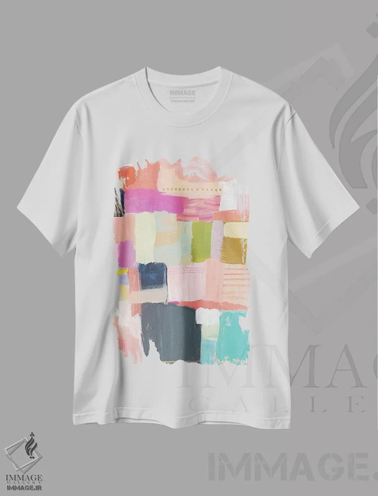تیشرت سفید طرح دار – تیشرت منظره ,چینکو تره اثر مَتی رز فروشگاه ایماژ