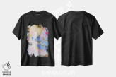 تیشرت مشکی طرح دار – تیشرت هنری ,شیفتهٔ تو اثر مَتی رز فروشگاه ایماژ