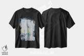 تیشرت مشکی طرح دار – تیشرت مینیمال ,مرز آبی اثر میشل تراگاکیس فروشگاه ایماژ