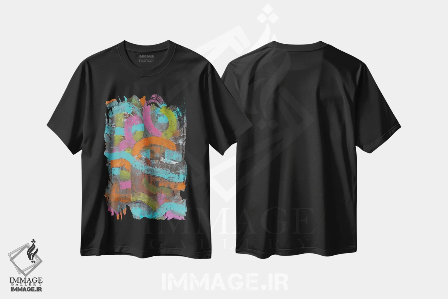 تیشرت مشکی طرح دار – تیشرت طبیعت گردی ,راه طولانی تا خانه اثر میشل تراگاکیس فروشگاه ایماژ