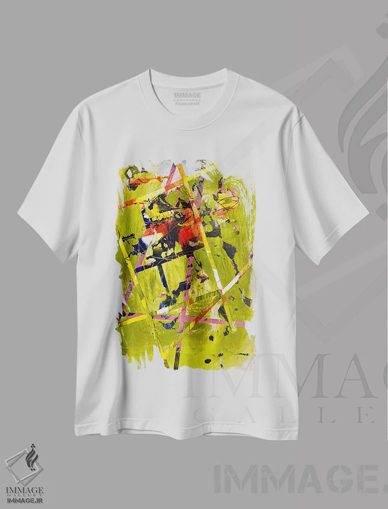تیشرت سفید طرح دار – تیشرت هنری ,این بار متفاوت خواهد بود اثر میشل تراگاکیس فروشگاه ایماژ