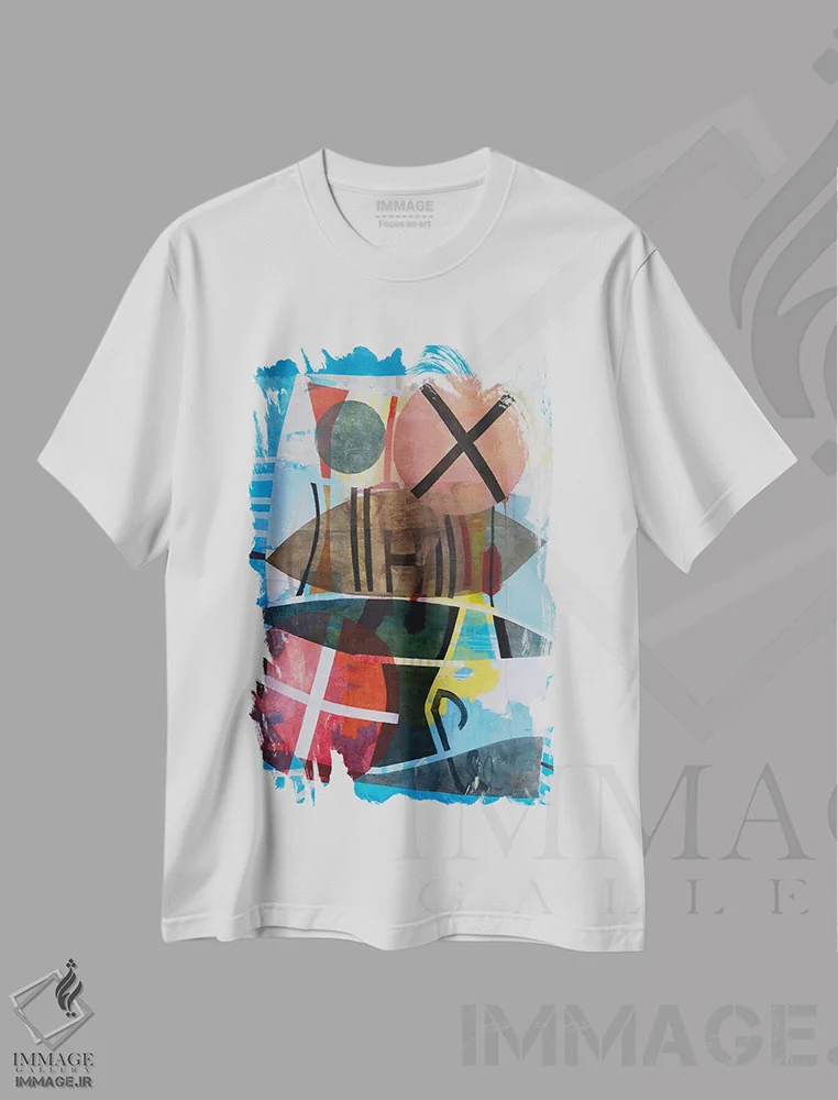 تیشرت سفید طرح دار – تیشرت گرافیکی ,دوباره شروع شدیم اثر میشل تراگاکیس immage.ir
