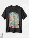 تیشرت مشکی طرح دار – تیشرت شهری ,نقشه خیابانی لندن، انگلستان اثر مایکل تامپست فروشگاه ایماژ