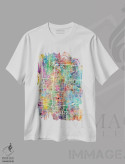 تیشرت سفید طرح دار – تیشرت شهری ,نقشه شهری ممفیس، تنسی اثر مایکل تامپست immage.ir