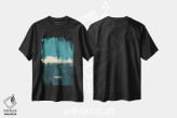 تیشرت مشکی طرح دار – تیشرت شهری ,منظرهٔ خط افق ادینبرو، اسکاتلند اثر مایکل تامپست فروشگاه ایماژ