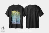 تیشرت مشکی طرح دار – تیشرت هنری نقشه ,Georgia, USA,آتلانتا، جورجیا، ایالات متحده اثر مایکل تامپست immage.ir
