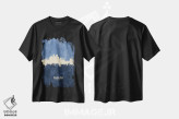 تیشرت مشکی طرح دار – تیشرت شهری ,خط افق فیلادلفیا پنسیلوانیا سرمه ای اثر مایکل تامپست immage.ir