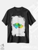 تیشرت مشکی طرح دار – تیشرت نقشه ,نقشه جمهوری چک اثر مایکل تامپست immage.ir