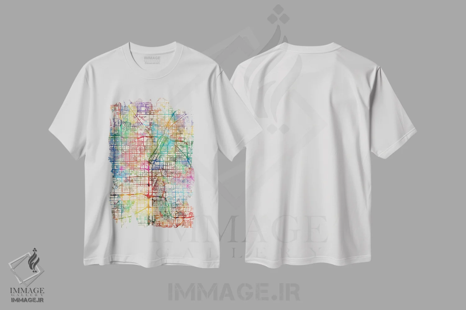 تیشرت سفید طرح دار – تیشرت لاس وگاس ,Nevada, USA,لاس وگاس، نوادا، آمریکا اثر مایکل تامپست فروشگاه ایماژ