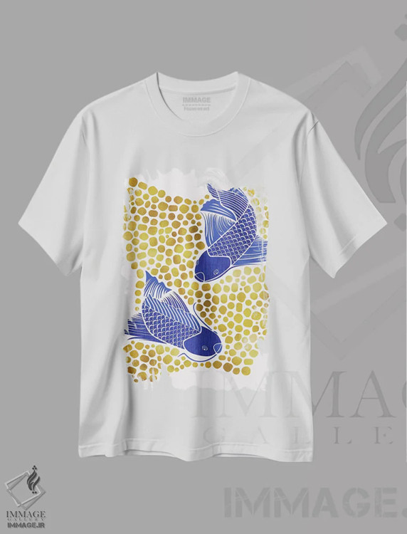 تیشرت سفید طرح دار – تیشرت حیوانات ,فین و فینلی اثر مدرن تروپیکال immage.ir