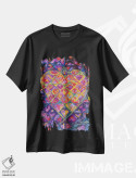 تیشرت مشکی طرح دار – تیشرت فانتزی ,کوئین اثر مورین کلافی فروشگاه ایماژ