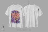 تیشرت سفید طرح دار – تیشرت فانتزی ,کوئین اثر مورین کلافی immage.ir