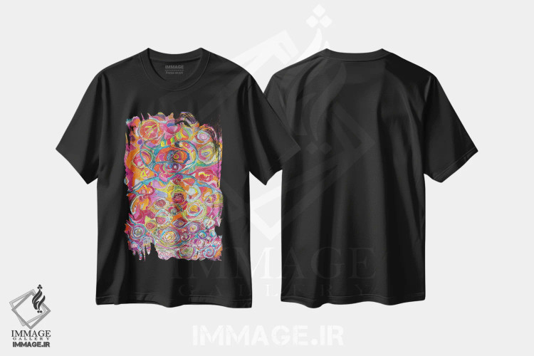 تیشرت مشکی طرح دار – تیشرت مینیمال ,نمک اثر مورین کلافی فروشگاه ایماژ