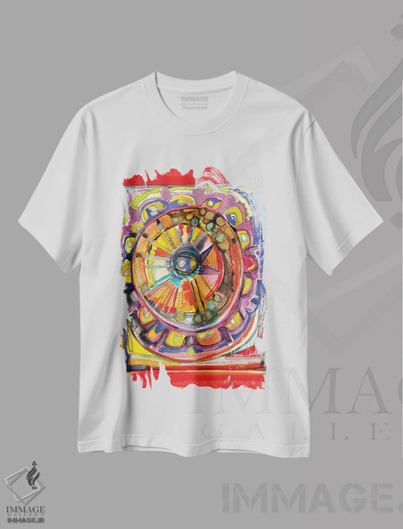 تیشرت سفید طرح دار – تیشرت هنری ,یک توصیه اثر مورین کلافی immage.ir