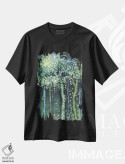 تیشرت مشکی طرح دار – تیشرت طبیعت ,اعتدال بهاری اثر مگی واندواله فروشگاه ایماژ