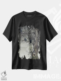 تیشرت مشکی طرح دار – تیشرت کلاغ ,محل خوابیدن پرندگان اثر مگی واندواله فروشگاه ایماژ