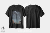 تیشرت مشکی طرح دار – تیشرت فانتزی ,صورت های فلکی اثر مگی واندواله immage.ir