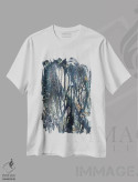 تیشرت سفید طرح دار – تیشرت طبیعت ,عنصری اثر مگی واندواله immage.ir