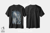 تیشرت مشکی طرح دار – تیشرت طبیعت ,عنصری اثر مگی واندواله فروشگاه ایماژ