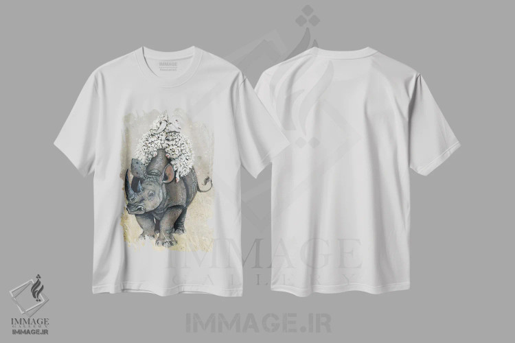 تیشرت سفید طرح دار – تیشرت فانتزی ,World Traveler,اتل، جهانگرد اثر مگی واندواله فروشگاه ایماژ