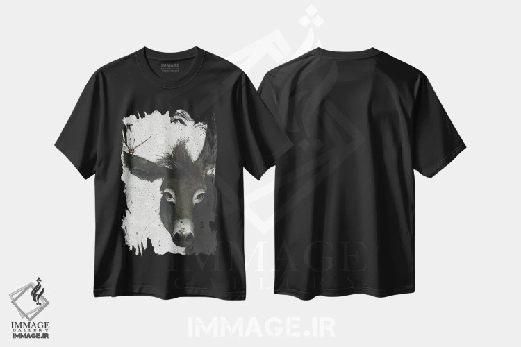 تیشرت مشکی طرح دار – تیشرت طبیعت ,همبستگی اثر مگی واندواله immage.ir