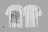 تیشرت سفید طرح دار – تیشرت طبیعت ,زمان و جزر و مد اثر مگی واندواله immage.ir
