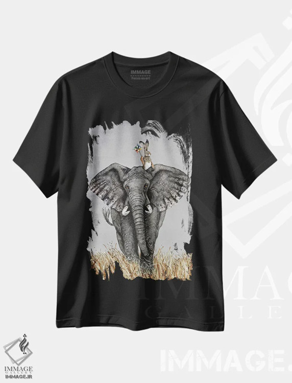 تیشرت مشکی طرح دار – تیشرت فانتزی ,پس از رژه اثر مگی واندواله immage.ir