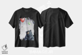تیشرت مشکی طرح دار – تیشرت فانتزی ,همه جاگرد اثر مگی واندواله فروشگاه ایماژ